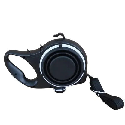 4-in-1 Multifunctional Dog Leash with Water Bottle, Bowl, and Poop Bag Holder 0