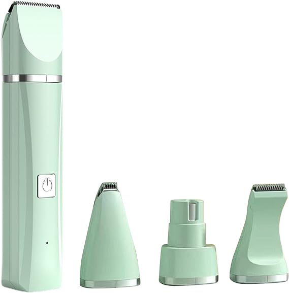 4-in-1 Pet Clipper for Grooming – Quiet Operation with Stainless Steel Blades 0