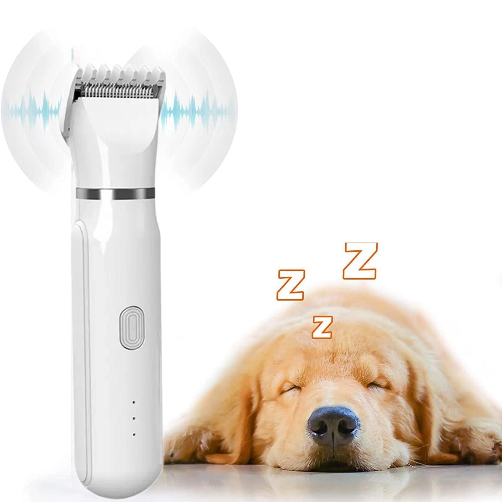 4-in-1 Rechargeable Dog Grooming Kit with Waterproof Clippers and Nail Polisher – Cordless Dog Grooming Supplies for Easy Use 2