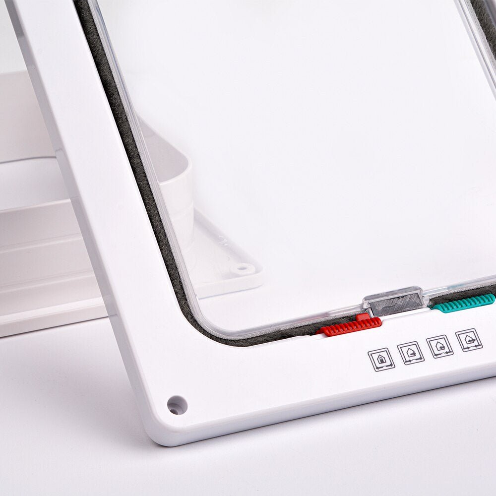 4 Way Security Lock Cat Flap Door for Cats and Small Dogs – Easy Installation and Weatherproof Design 4