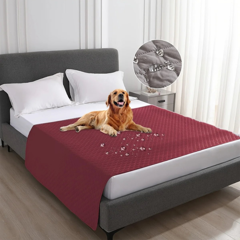 Waterproof Pet Blanket and Mattress Protector – Soft, Non-Slip, Washable for Dogs and Cats