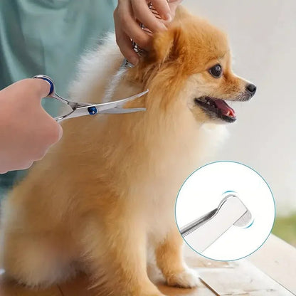 7-Inch Stainless Steel Dog Grooming Scissors with Safety Round Head and Ergonomic Design 6