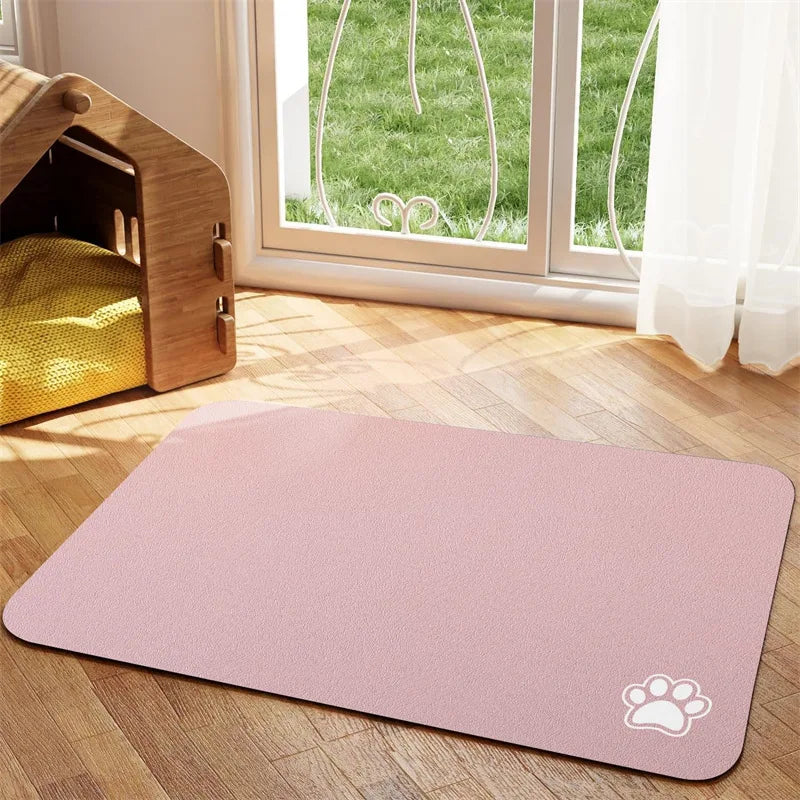 Absorbent Pet Feeding Mat for Dogs and Cats – Quick-Dry, Easy to Clean Dog Food Mat and Cat Food Mat in Multiple Sizes 5