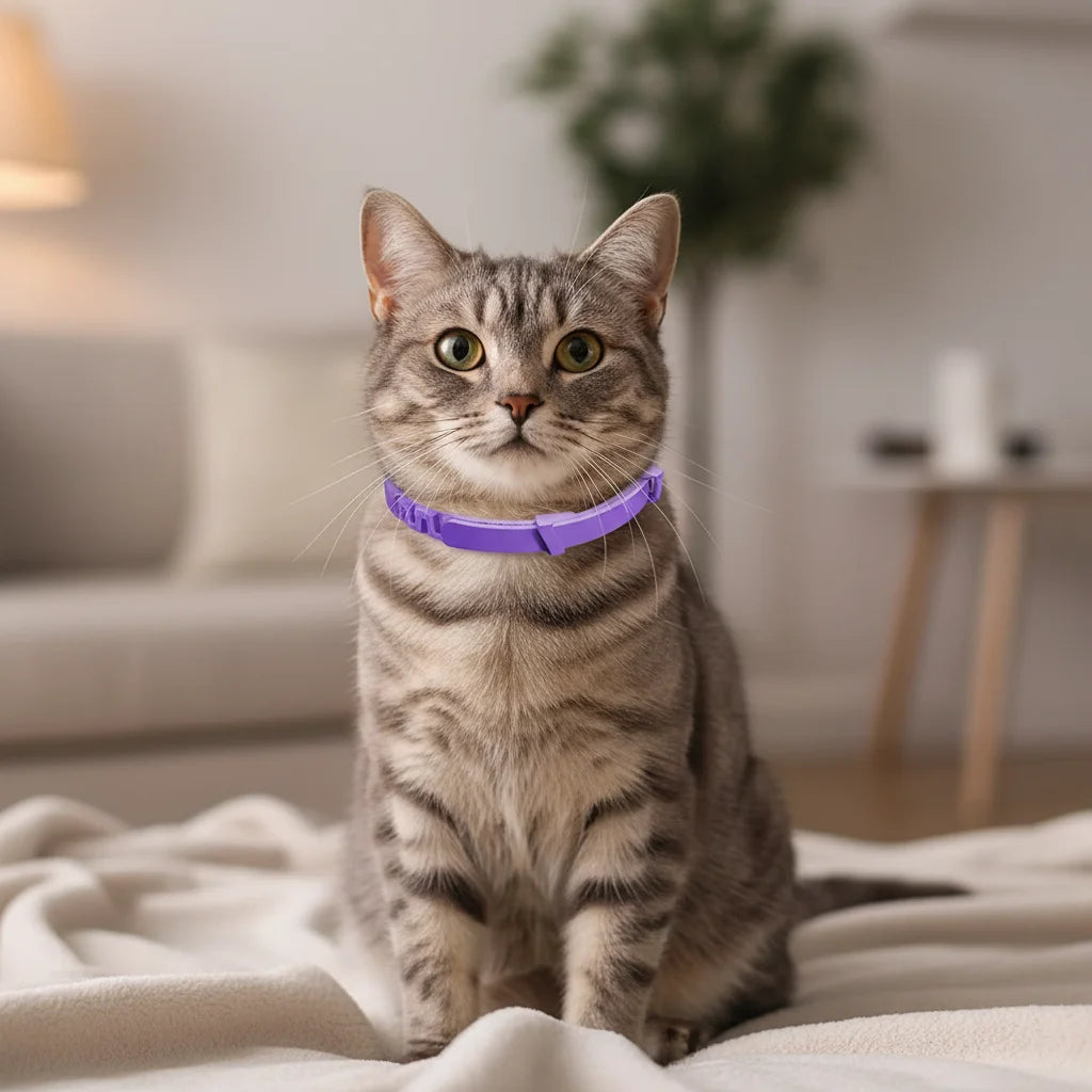 Adjustable Anti-Stress Tick Collar for Dogs and Cats – Flea and Tick Protection 2