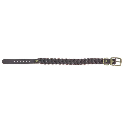 Adjustable Braided Leather Dog Collar for Small and Large Breeds – Comfortable, Stylish Design with Durable Metal Buckle 8