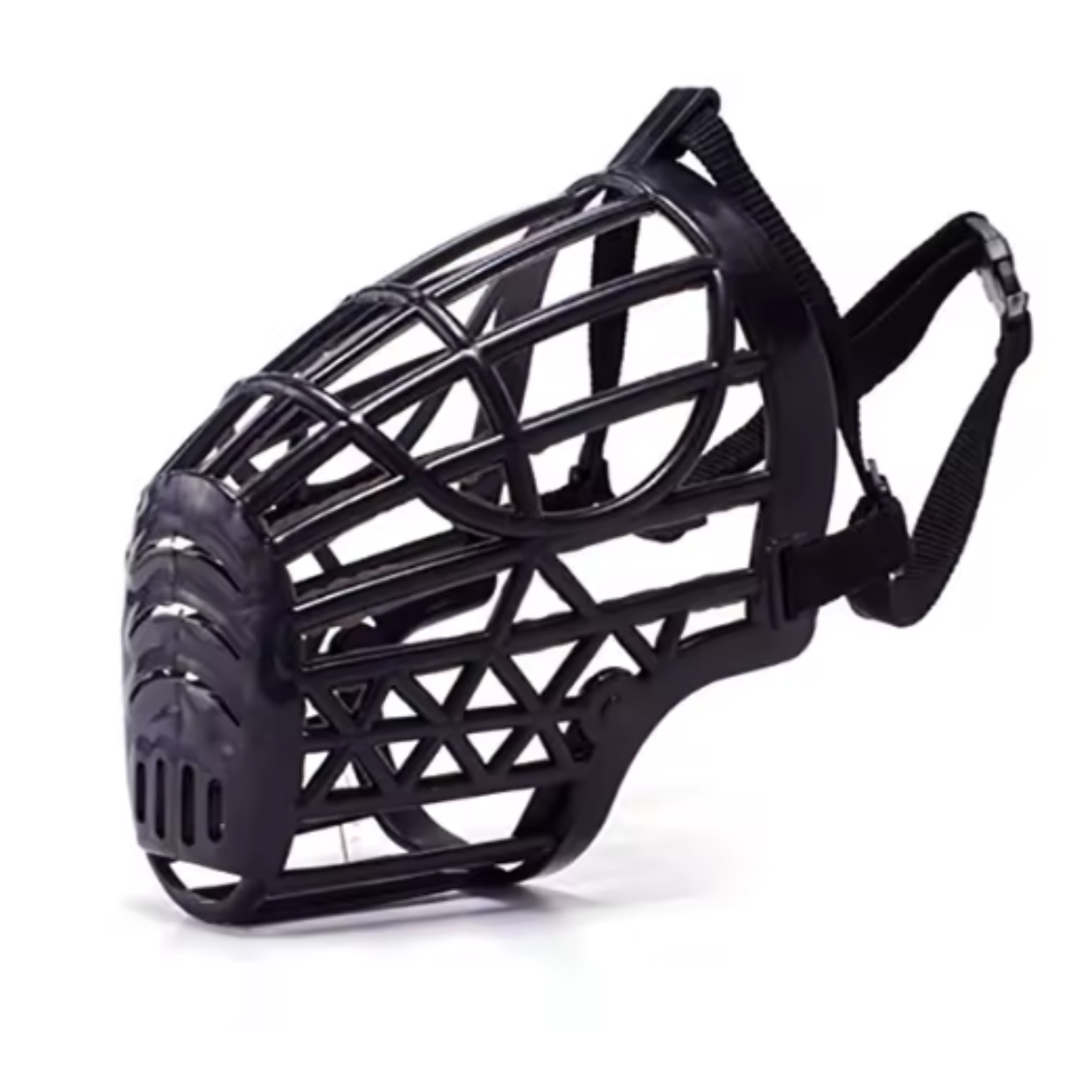 Adjustable Breathable Dog Muzzle for Biting – Lightweight Basket Muzzle for Dogs, Comfortable Fit for All Breeds 0