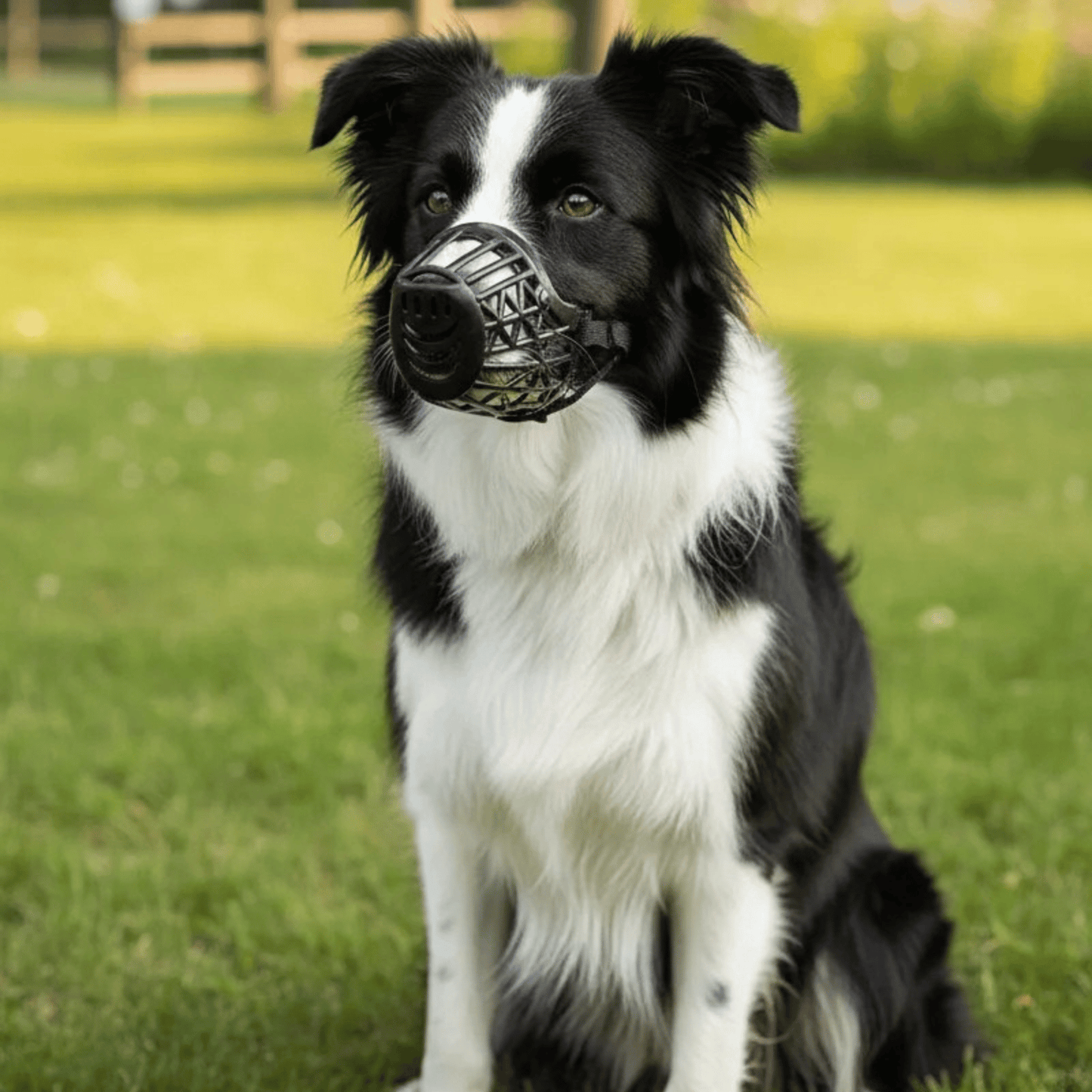 Adjustable Breathable Dog Muzzle for Biting – Lightweight Basket Muzzle for Dogs, Comfortable Fit for All Breeds 2