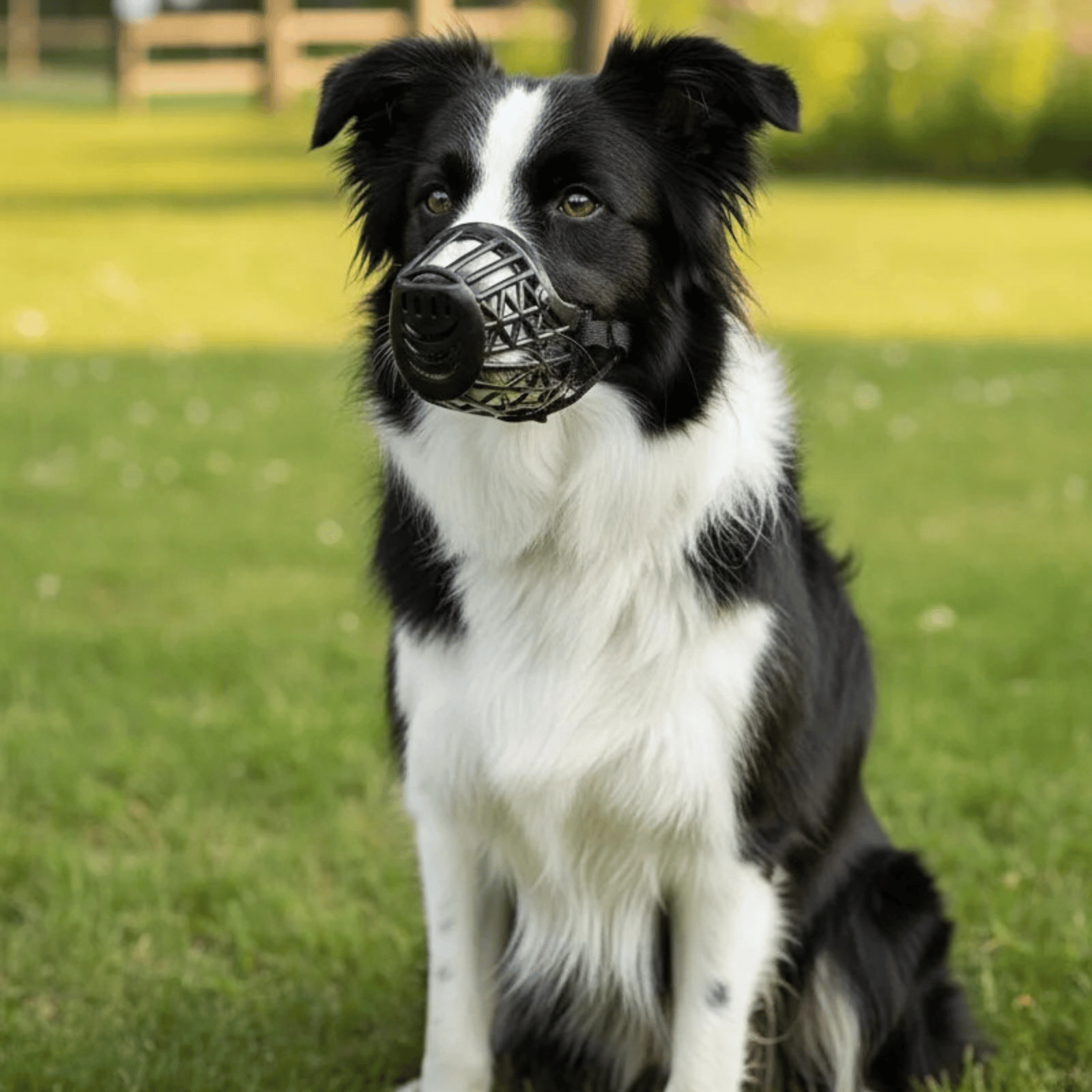 Adjustable Breathable Dog Muzzle for Biting – Lightweight Basket Muzzle for Dogs, Comfortable Fit for All Breeds 2