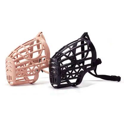 Adjustable Breathable Dog Muzzle for Biting – Lightweight Basket Muzzle for Dogs, Comfortable Fit for All Breeds 4