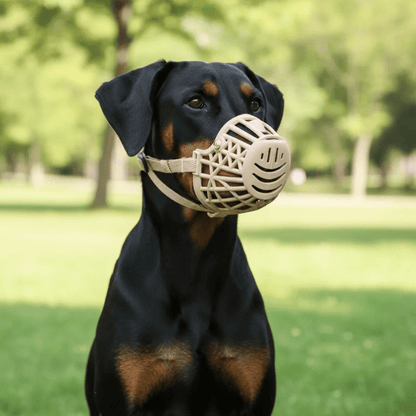 Adjustable Breathable Dog Muzzle for Biting – Lightweight Basket Muzzle for Dogs, Comfortable Fit for All Breeds 6