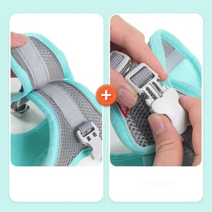 Adjustable Breathable Dog and Cat Harness – Comfortable and Durable for Small Pets 1