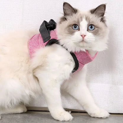 Adjustable Cat Harness and Leash Set for Small to Medium Cats – Comfortable and Secure Walking 4