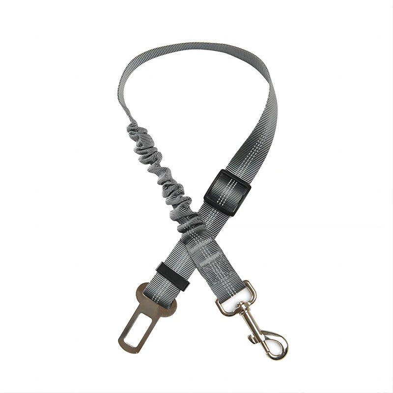 Adjustable Dog Car Seat Belt – Durable Nylon Safety Leash for Small and Large Pets 0