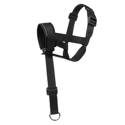 Adjustable Dog Muzzle with Comfortable Leather Design – Basket Muzzle for Safe Training and Walking, Reflective Strips 0