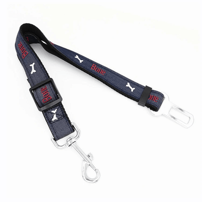 Adjustable Dog Seat Belt Harness for Safe Car Travel – Durable Nylon with Metal Buckle, Fits Most Vehicles 0