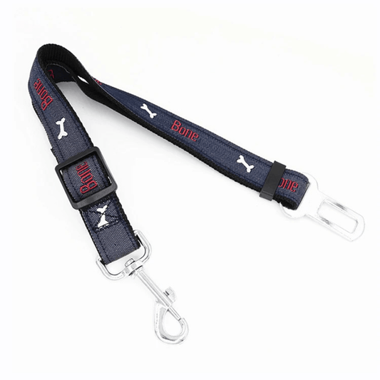 Adjustable Dog Seat Belt Harness for Safe Car Travel – Durable Nylon with Metal Buckle, Fits Most Vehicles 0