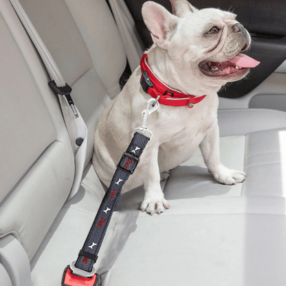Adjustable Dog Seat Belt Harness for Safe Car Travel – Durable Nylon with Metal Buckle, Fits Most Vehicles 2