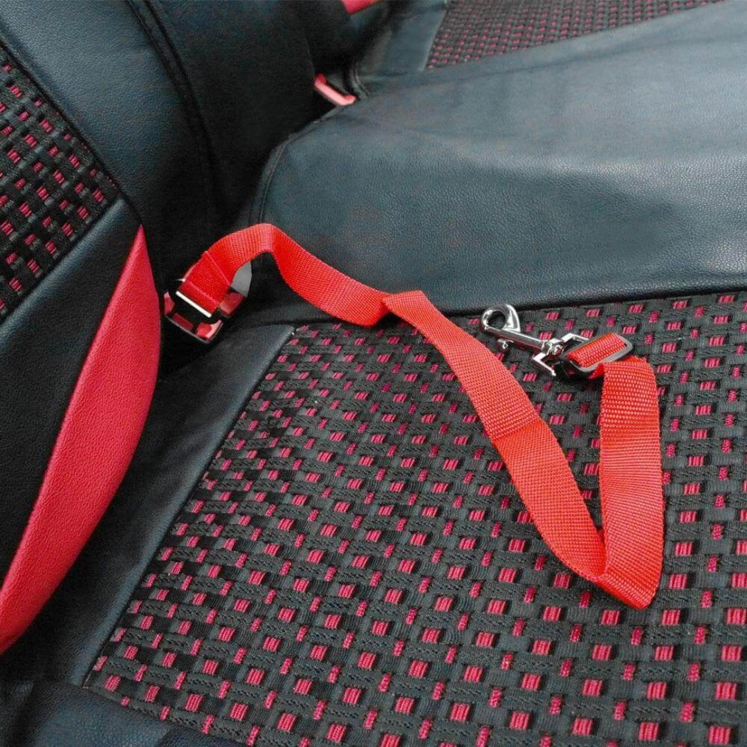 Adjustable Dog Seat Belt Harness with Swivel Snap Closure for Safe and Comfortable Travel – Durable Nylon, Fits Most Car Models 2