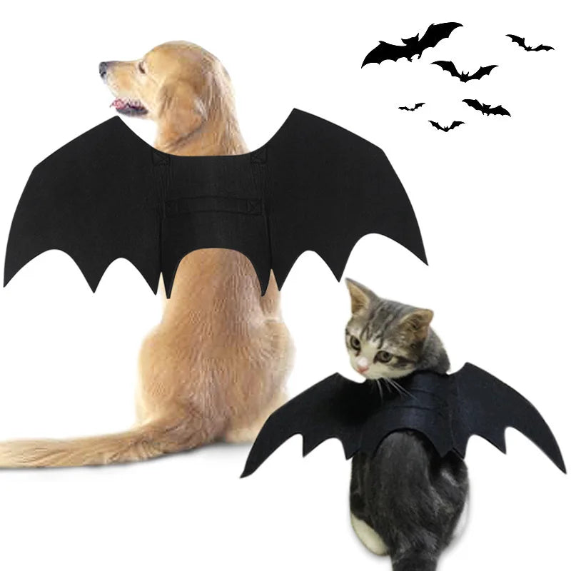 Adjustable Halloween Bat Wings Costume for Cats and Dogs – Lightweight Pet Accessory for Parties and Photoshoots 3