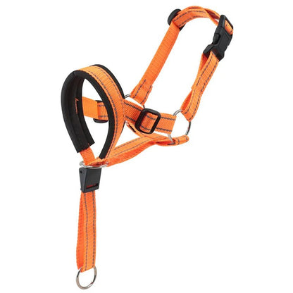 Adjustable Halti Style Dog Muzzle - Breathable, Comfortable Fit with Reflective Strips for Training and Control 7
