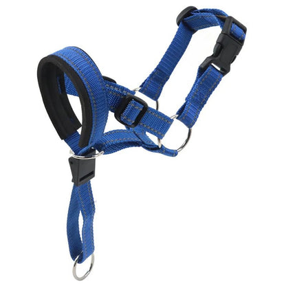 Adjustable Halti Style Dog Muzzle - Breathable, Comfortable Fit with Reflective Strips for Training and Control 8