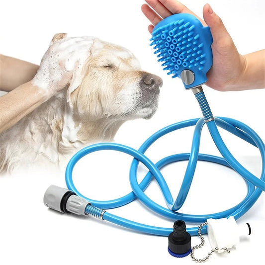 Adjustable High-Pressure Dog Shower with Foam Sprayer – Effortless Bathing Tool 0