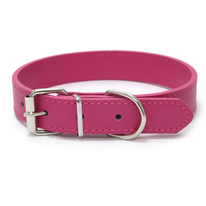 Adjustable Leather Dog Collar – Comfortable and Stylish for Small to Medium Pets 19
