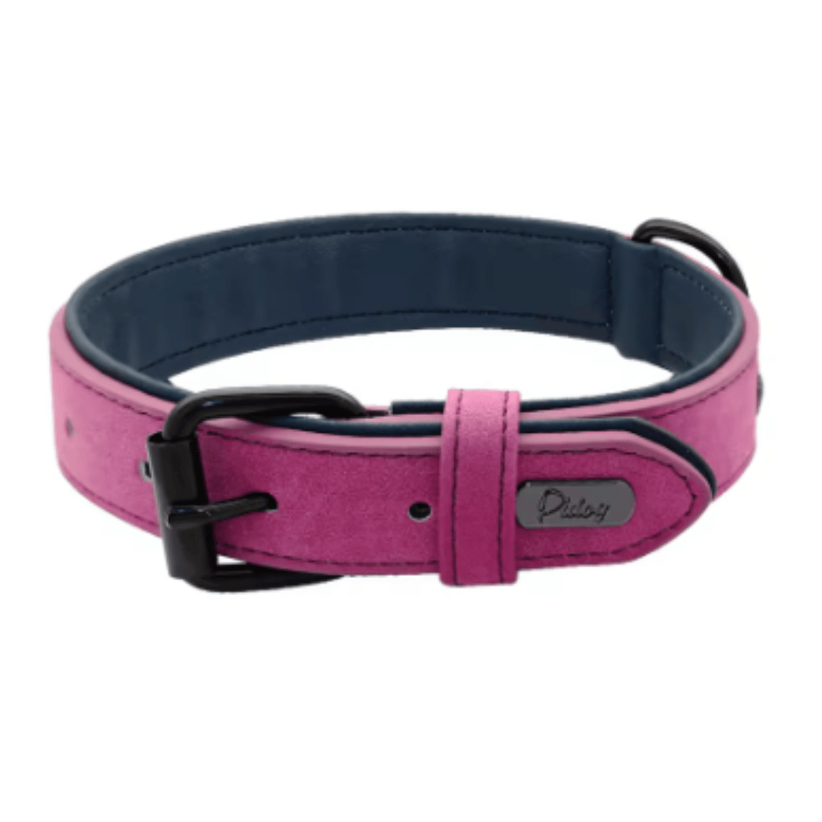 Adjustable Leather Dog Collar for Large Breeds – Soft Padded Interior, Durable Design, Metal Buckle, Multiple Colors Available 12