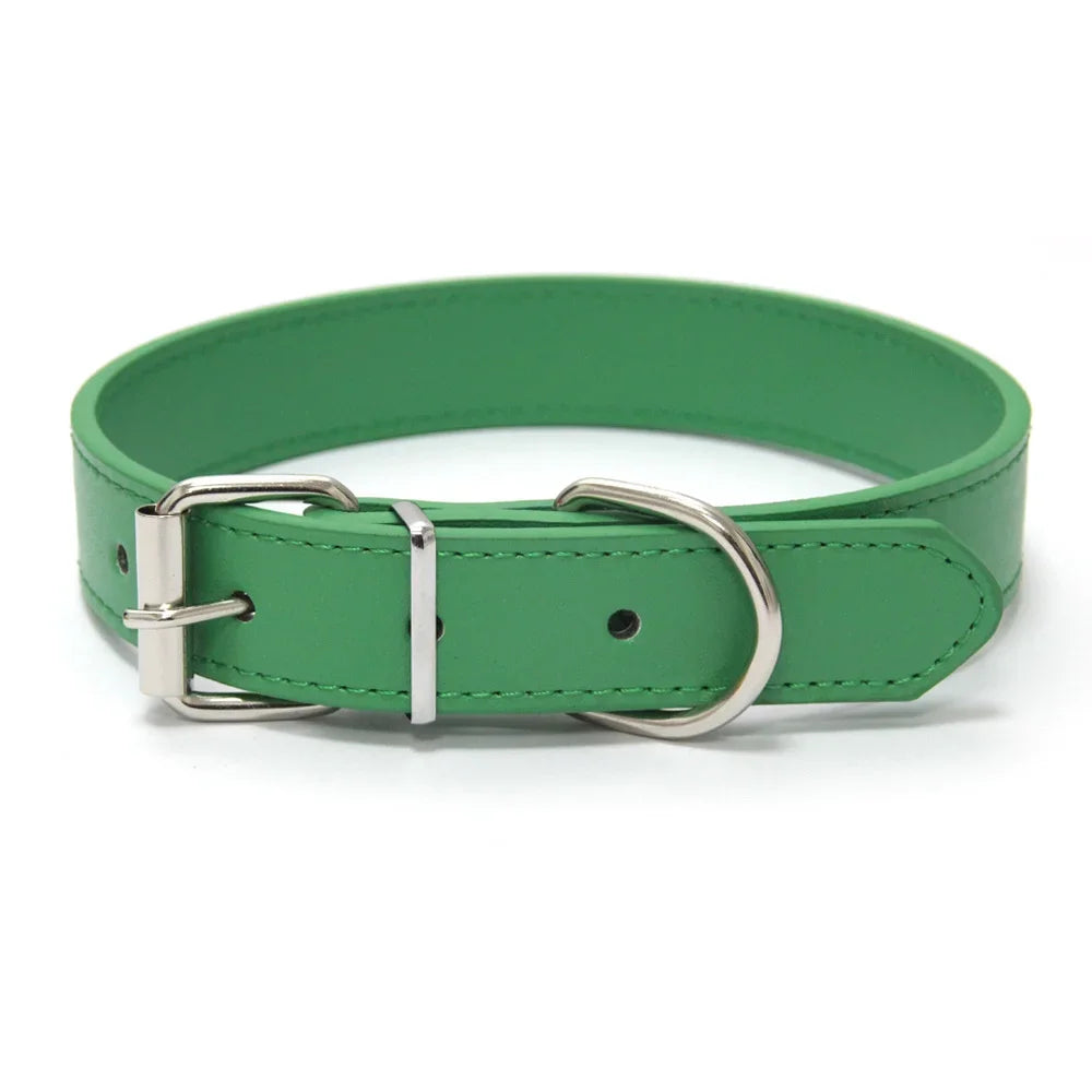 Adjustable Leather Dog Collar for Small and Medium Pets – Comfortable and Durable Design 10