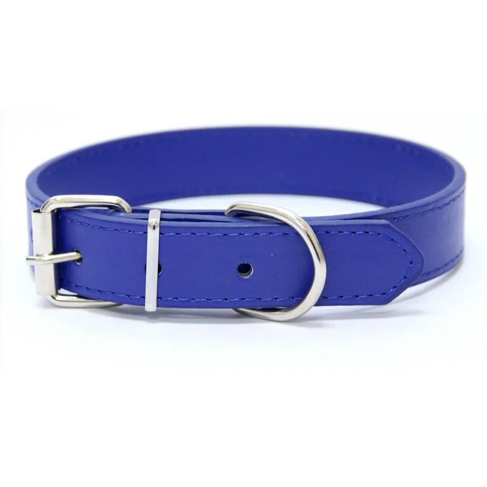 Adjustable Leather Dog Collar for Small and Medium Pets – Comfortable and Durable Design 13
