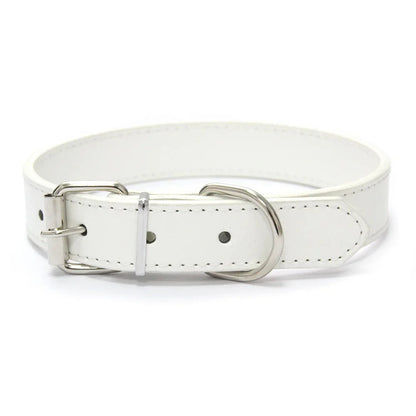Adjustable Leather Dog Collar for Small and Medium Pets – Comfortable and Durable Design 18