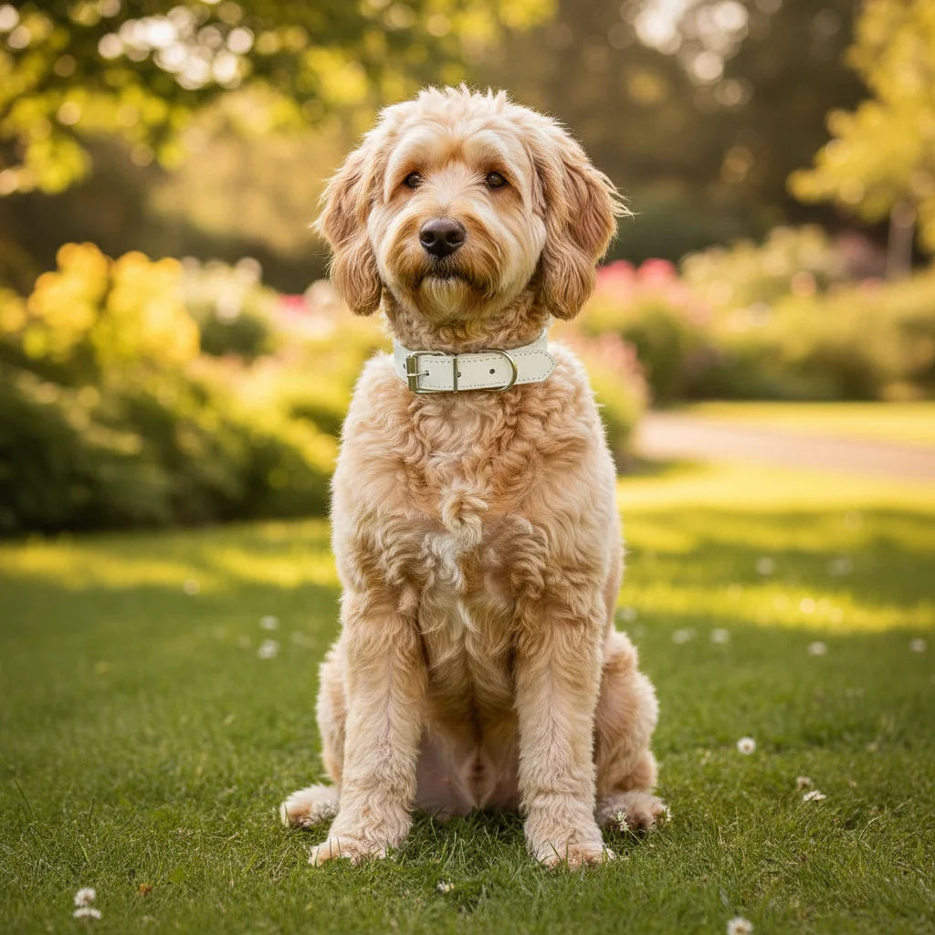 Adjustable Leather Dog Collar for Small and Medium Pets – Comfortable and Durable Design 6