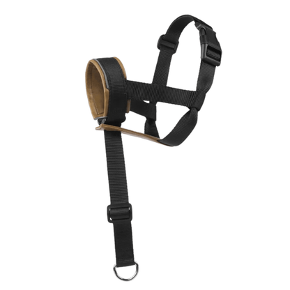 Adjustable Leather Dog Muzzle for Biting – Comfortable Basket Muzzle with Reflective Strips and Anti-Shock Design 9