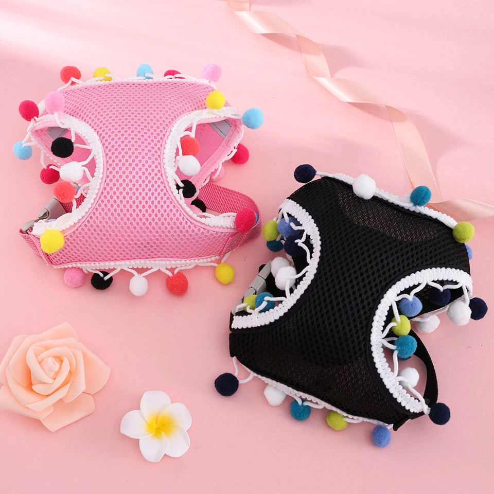 Adjustable Mesh Dog Harness for Summer – Lightweight, Breathable, Colorful Design, Comfortable Fit for Small to Medium Dogs 5