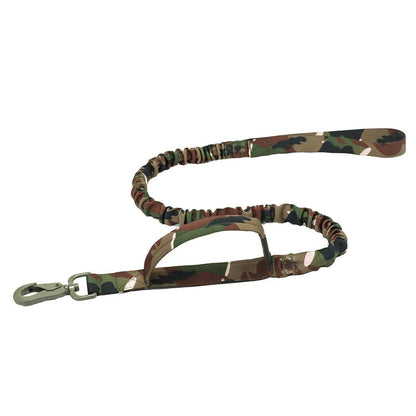 Adjustable Military Dog Leash with Comfortable Handle – Durable Nylon, 105-145 cm Length for Training and Outdoor Use 0