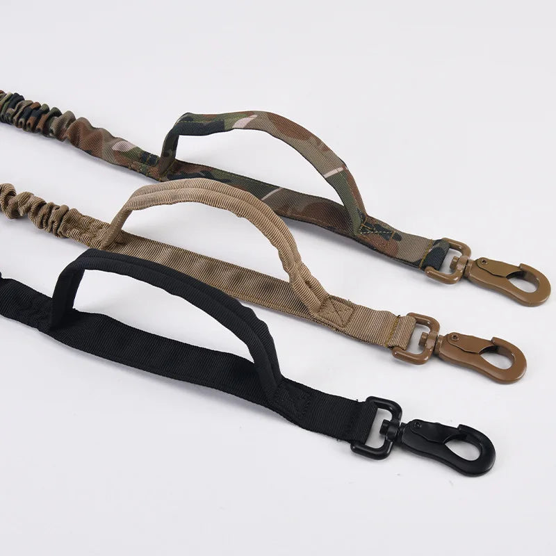 Adjustable Military Dog Leash with Comfortable Handle – Durable Nylon, 105-145 cm Length for Training and Outdoor Use 2