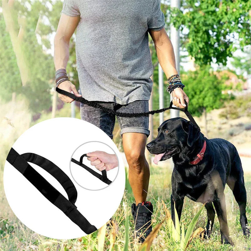 Adjustable Military Dog Leash with Comfortable Handle – Durable Nylon, 105-145 cm Length for Training and Outdoor Use 3