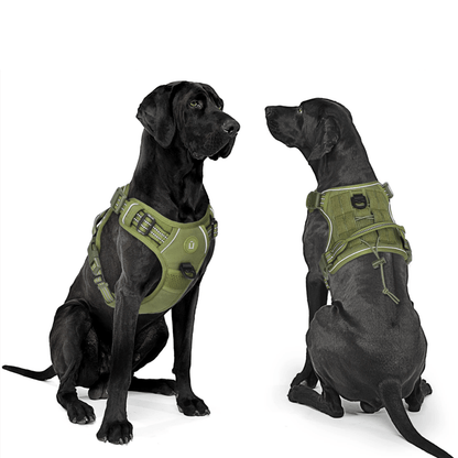 Adjustable No Pull Tactical Dog Harness with Handle and MOLLE System – Breathable Fit for Medium and Large Dogs 1