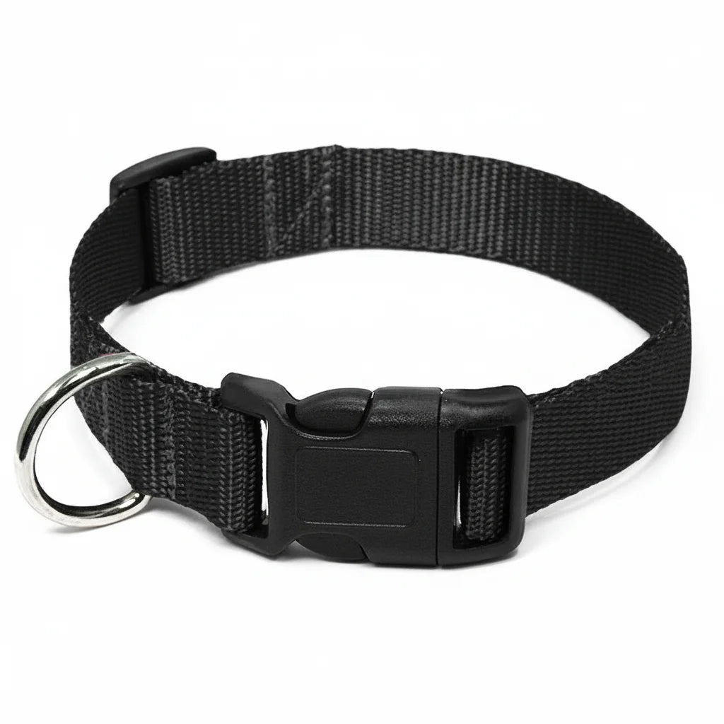 Adjustable Nylon Dog Collar - Durable, Comfortable, and Stylish for Small to Large Breeds 1