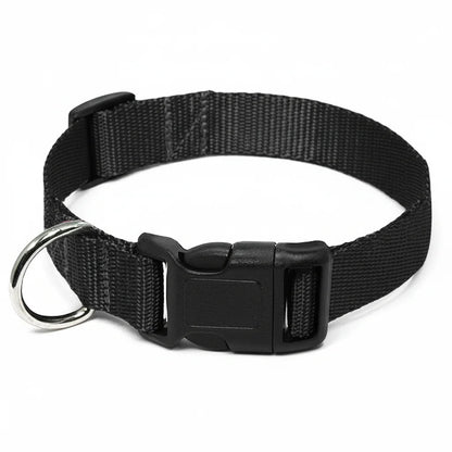 Adjustable Nylon Dog Collar - Durable, Comfortable, and Stylish for Small to Large Breeds 1
