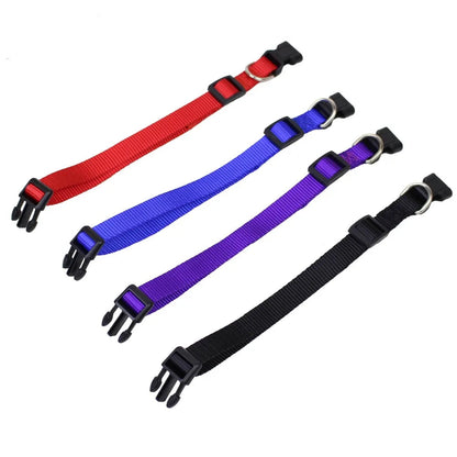 Adjustable Nylon Dog Collar - Durable, Comfortable, and Stylish for Small to Large Breeds 3