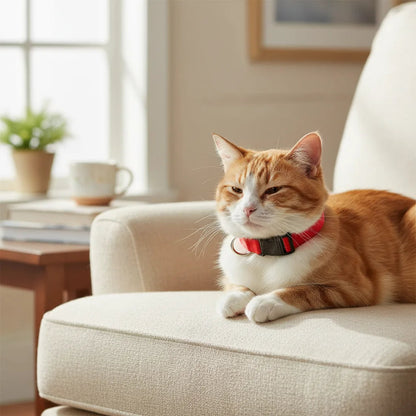 Adjustable Nylon Dog Collar - Durable, Comfortable, and Stylish for Small to Large Breeds 7