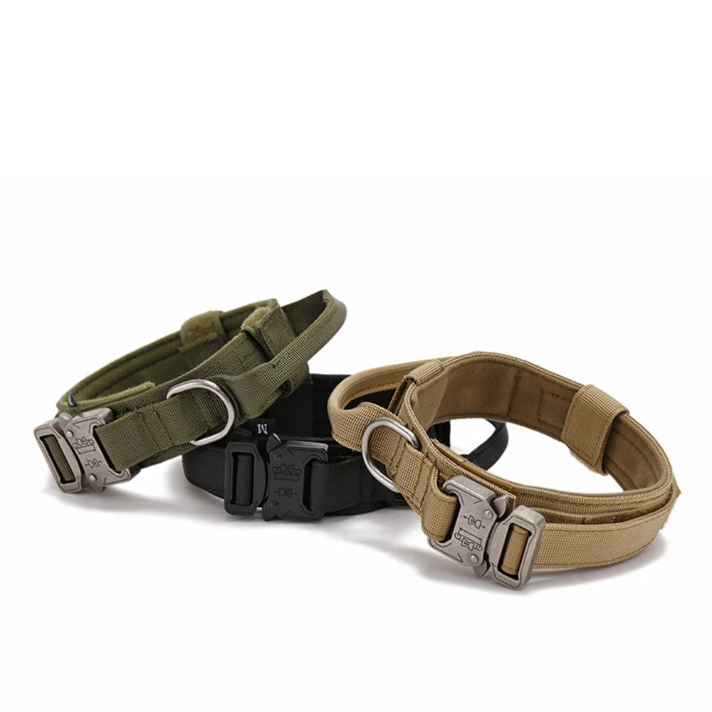Adjustable Nylon Dog Collar for Large Dogs – Durable and Reflective Design 1