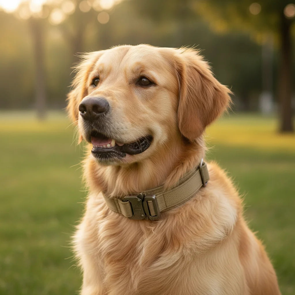 Adjustable Nylon Dog Collar for Large Dogs – Durable and Reflective Design 5
