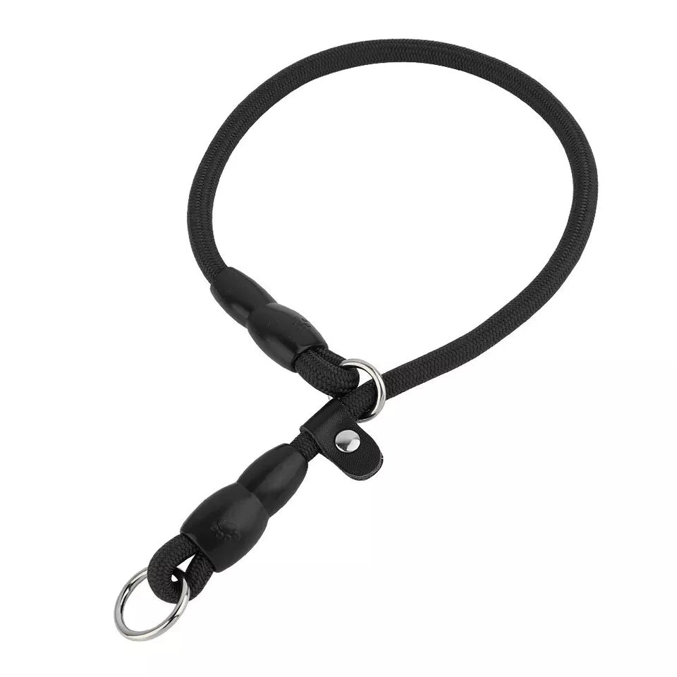 Adjustable Nylon Dog Collar for Training and Walking – Durable, Comfortable Fit for All Breeds in Red, Blue, Black, Orange 8