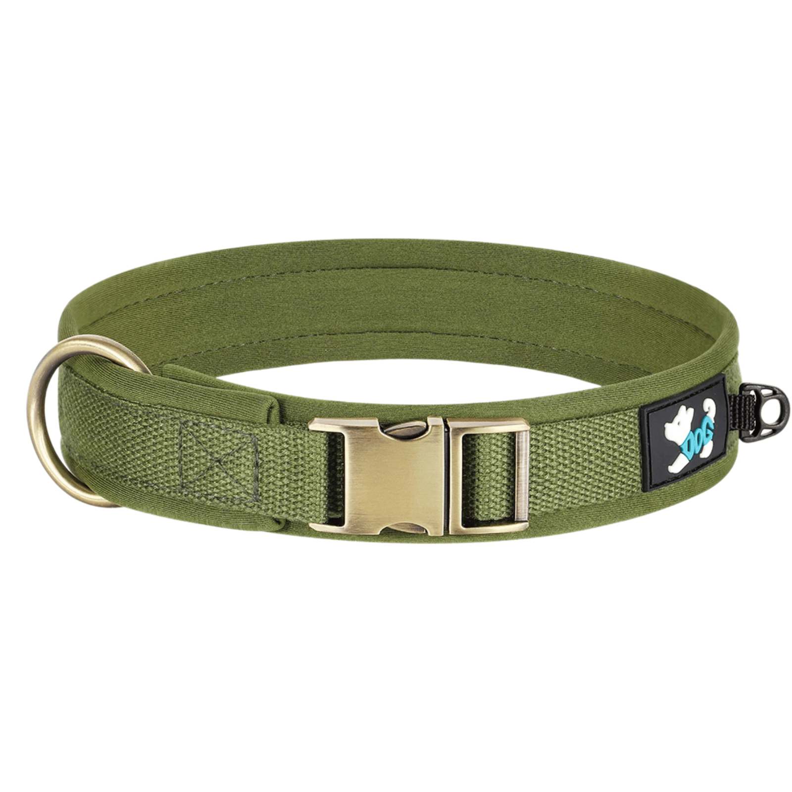 Adjustable Nylon Dog Collar with Soft Padding – Durable and Comfortable for Small to Large Dogs 0