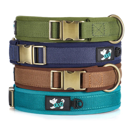 Adjustable Nylon Dog Collar with Soft Padding – Durable and Comfortable for Small to Large Dogs 1
