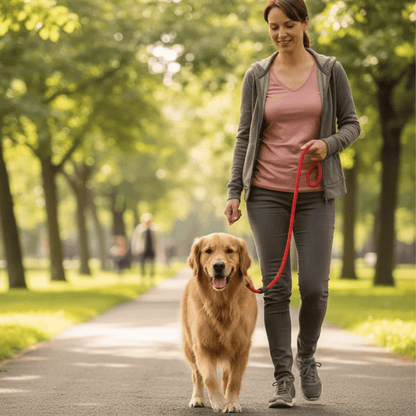 Adjustable Nylon Slip Dog Leash – Lightweight Eco-Friendly 130 cm Training Leash with Slip Knot Design 2