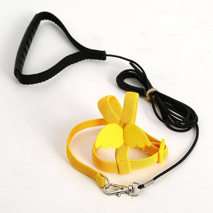 Adjustable Parrot Bird Harness with 78-Inch Leash and Anti-Bite Feature 1