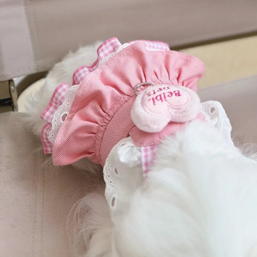 Adjustable Pink Dog Harness for Comfort and Style – Best Dog Harness for All Sizes, Breathable Fabric, Easy On and Off 2